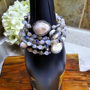 Druzy Dreams Stack Bracelets Set